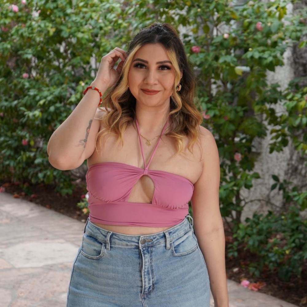 Pink top